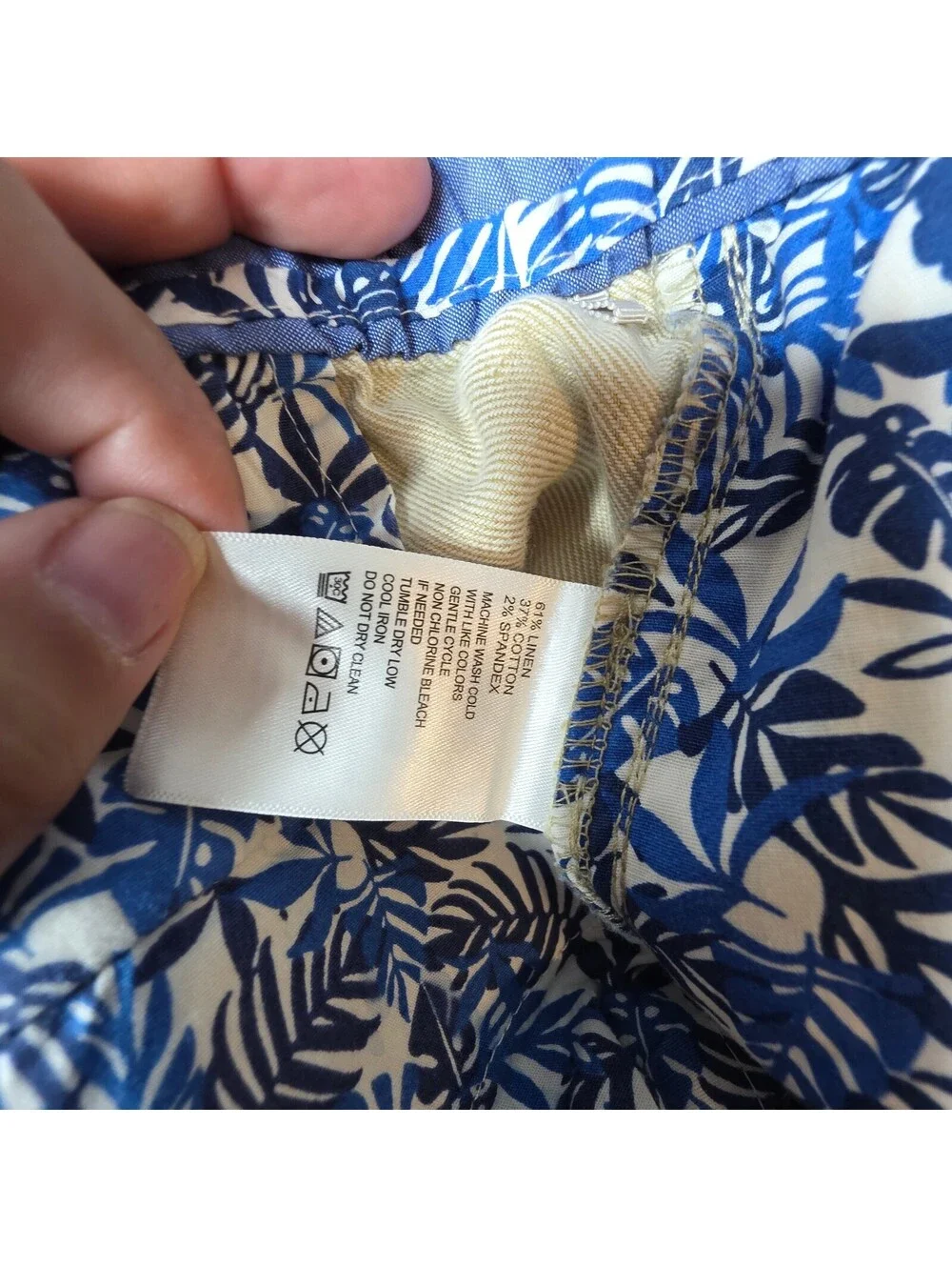 Tommy Bahama Mens Linen Cotton Blend Pants Sz XL